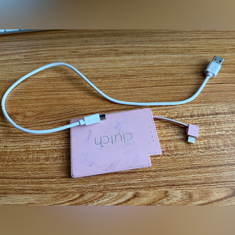 Pink Clutch Portable Charger - Picture 7 of 7